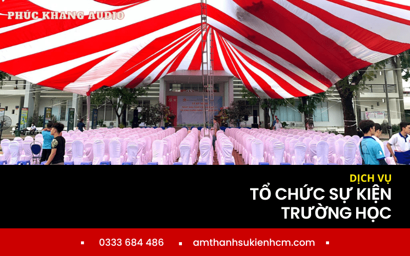 tổ chức sự kiện ở trường học