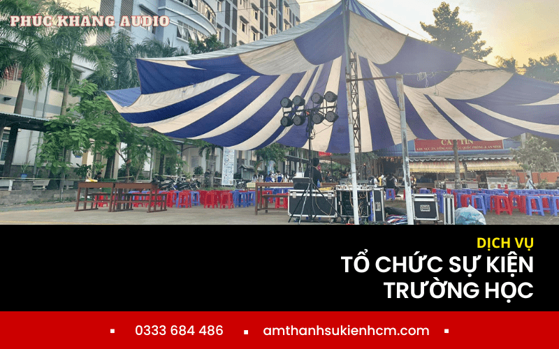 tổ chức sự kiện ở trường học